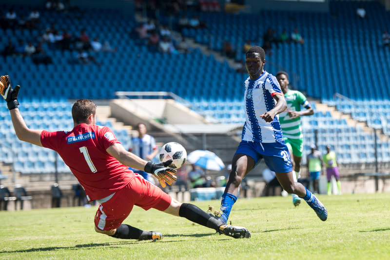 Maritzburg United vs AmaZulu in the Multichoice Diski Shield at the Harry Gwala Stadium. Photo: BOOGS Photography / Andrew Mc Fadden