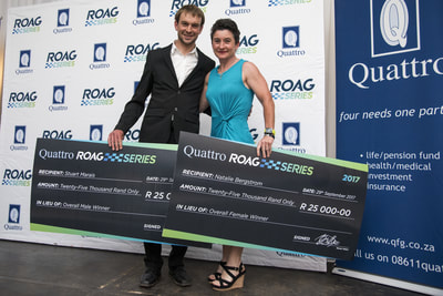ROAG Series award winners Stuart Marais and Natalie Bergstrom