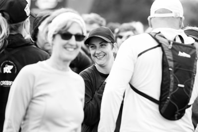 All smiles before the runners set off on their trail run - (c) Andrew Mc Fadden / BOOGS Photography