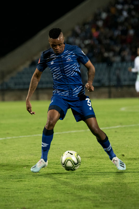 Pogiso Sanoka During an entertaining encounter between Maritzburg United and Bloemfontein Celtic that took place at the Harry Gwala Stadium in Pietermaritzburg on the 8th of November 2019. Image: BOOGS Photography / Andrew Mc Fadden
