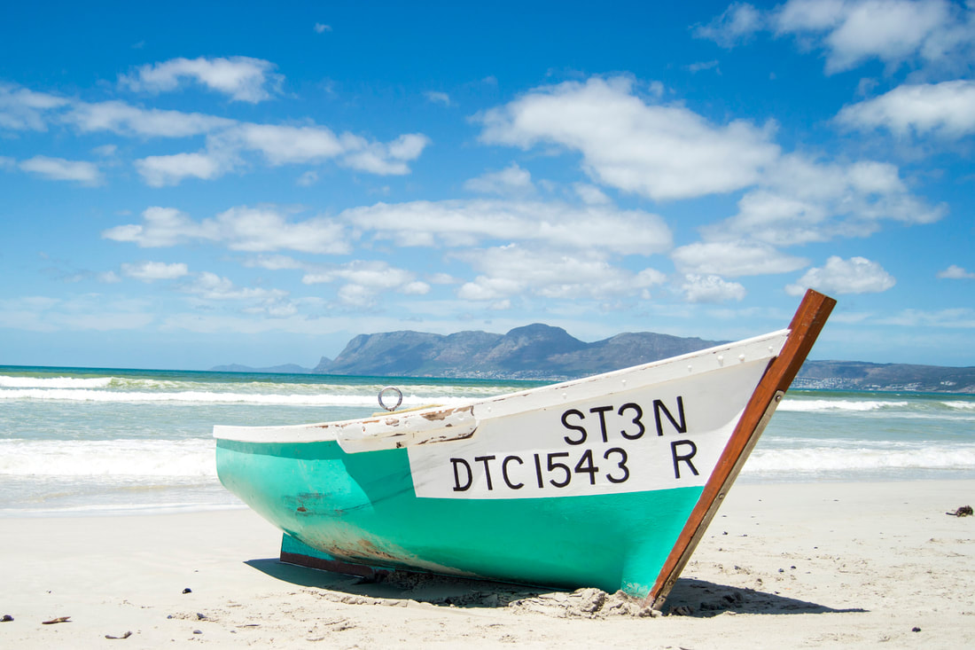 Fishing boat in Muizenberg, Cape Town - Travel Tuesday - BOOGS Photography / Andrew Mc Fadden