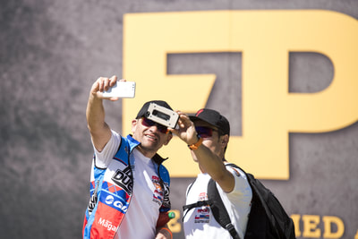 Athletes capturing some priceless memories before starting the 2018 ABSA Cape Epic