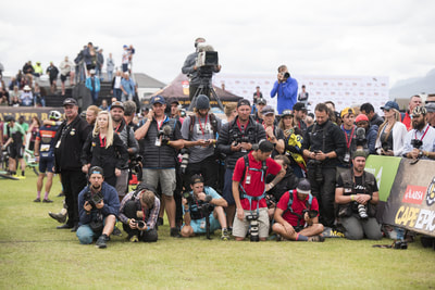 Some of the various local and international media on the finish of the final stage of the ABSA Cape Epic