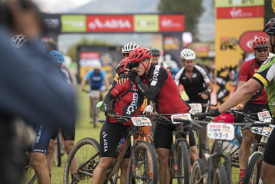 Athletes overcome with emotions as they finish the 8 gruelling days of the 2018 ABSA Cape Epic