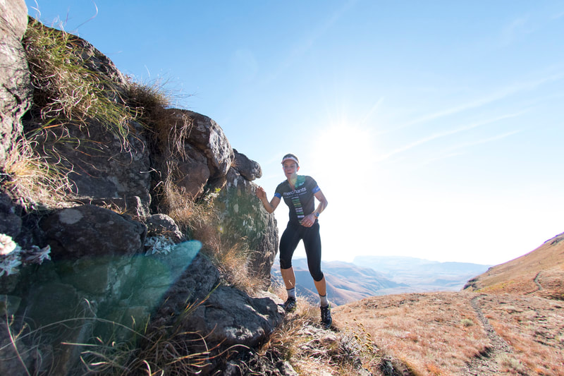 Image of the Cathedral Peak Challenge. Image: BOOGS Photography / Andrew Mc Fadden