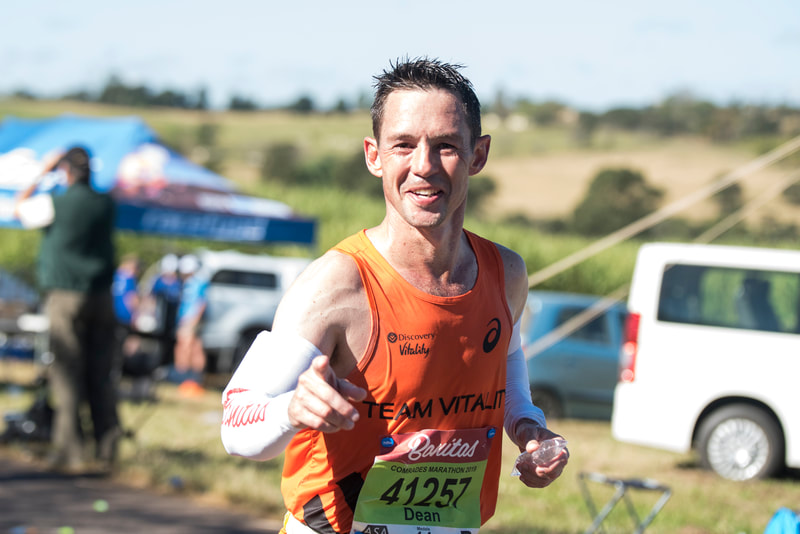 Dean Riley during the 2019 Comrades Marathon that took place on 9 June 2019. Image: © BOOGS Photography / Andrew Mc Fadden