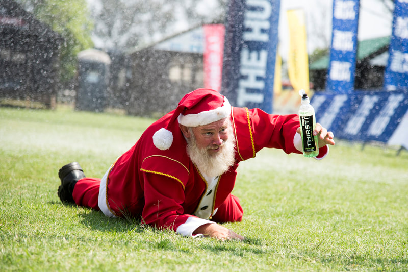 During the Santa Fun Run 2019 at Kings Park Rugby Stadium, Durban. Image: BOOGS Photography / Andrew Mc Fadden 