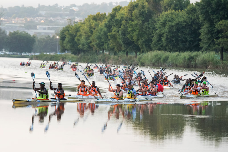 Image of the Dusi Canoe Marathon. Image: BOOGS Photography / Andrew Mc Fadden