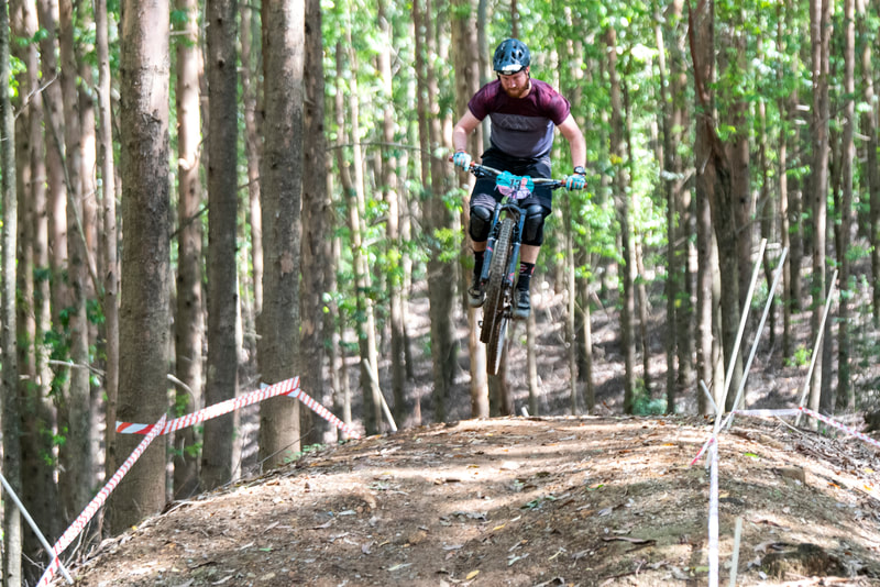 Hilton Frost During the first round of the Greg Minnaar Rookie Series that took place at Cascades MTB Park. Photo: Andrew Mc Fadden / BOOGS Photography