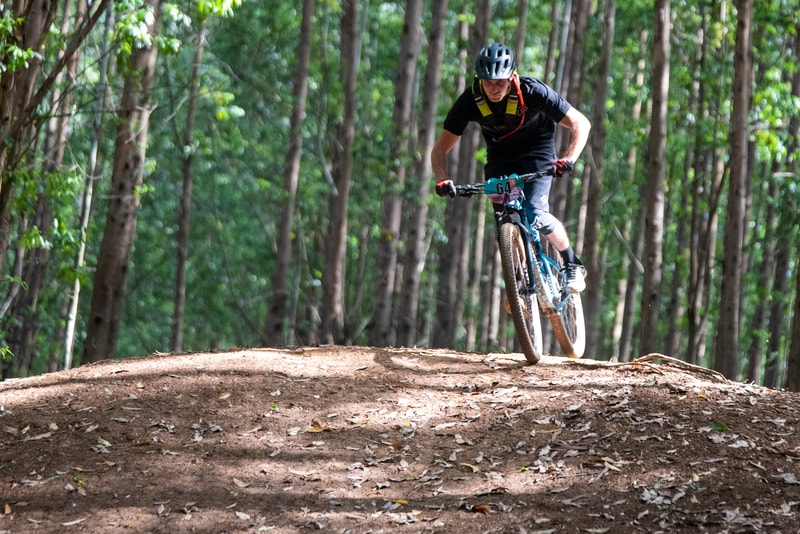 Travis Browning During the first round of the Greg Minnaar Rookie Series that took place at Cascades MTB Park. Photo: Andrew Mc Fadden / BOOGS Photography