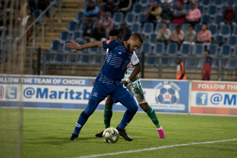 Miguel Timm During an entertaining encounter between Maritzburg United and Bloemfontein Celtic that took place at the Harry Gwala Stadium in Pietermaritzburg on the 8th of November 2019. Image: BOOGS Photography / Andrew Mc Fadden