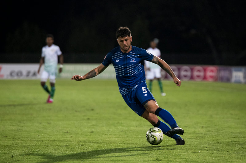 Daniel Morgan During an entertaining encounter between Maritzburg United and Bloemfontein Celtic that took place at the Harry Gwala Stadium in Pietermaritzburg on the 8th of November 2019. Image: BOOGS Photography / Andrew Mc Fadden