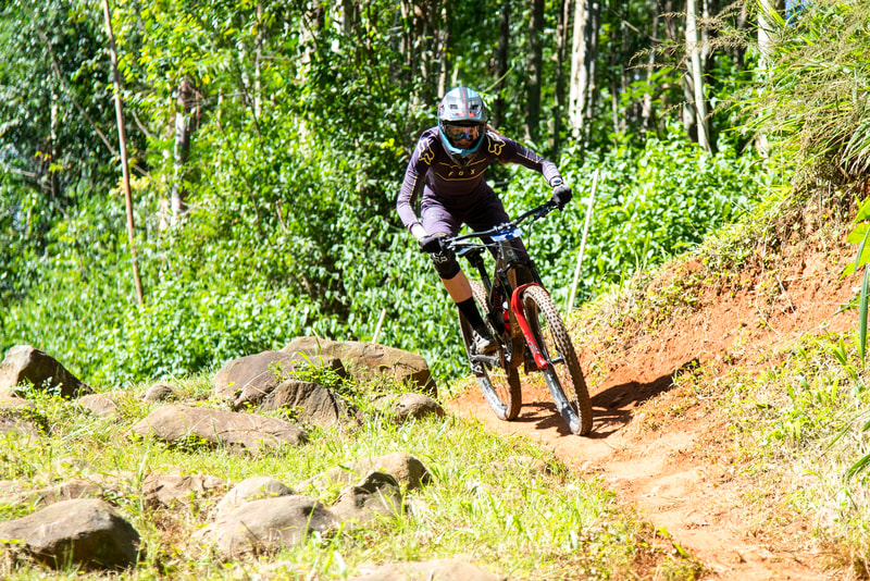 Zandri Stardom during the Cycling South Africa Downhill Championships held at Cascades Pietermaritzburg - Image: Andrew Mc Fadden / BOOGS Photography