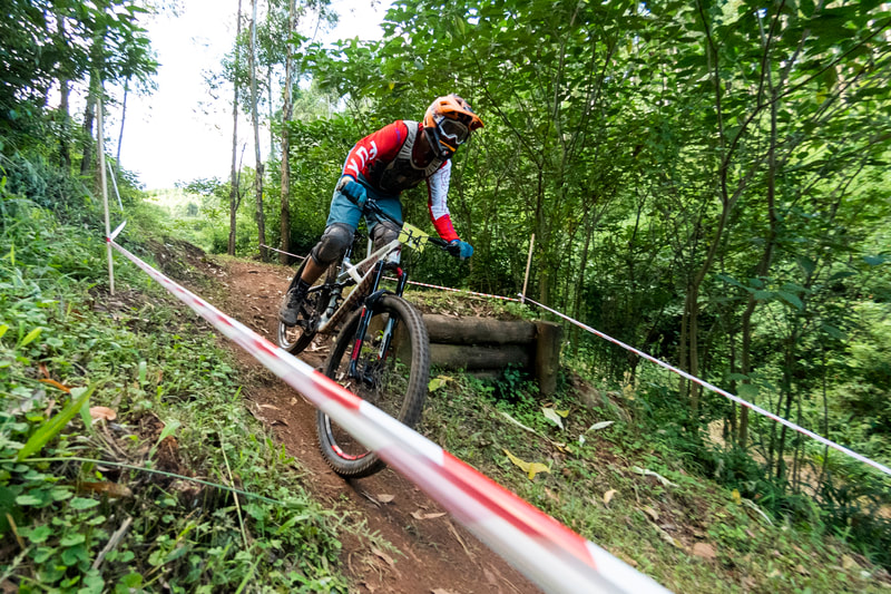 Dreyer Botma during the Cycling South Africa Downhill Championships held at Cascades Pietermaritzburg - Image: Andrew Mc Fadden / BOOGS Photography