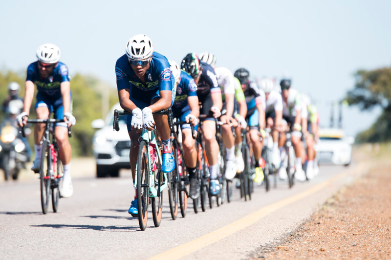 Nolan Hoffman(PROUD BEGINNERS) on stage 1 of the Tour de Limpopo 2019. Image: © BOOGS Photography / Andrew Mc Fadden
