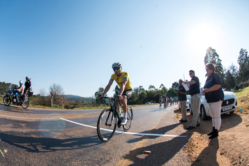 Samuele Battistella(DIMENSION DATA FOR QHUBEKA CONTINENTAL TEAM) on stage 4 of the Tour de Limpopo 2019. Image: © BOOGS Photography / Andrew Mc Fadden